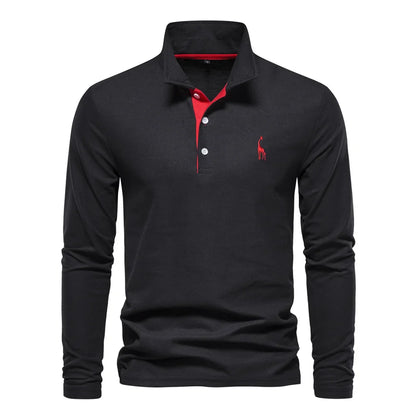 Classic Embroidered Mens Polo Shirt
