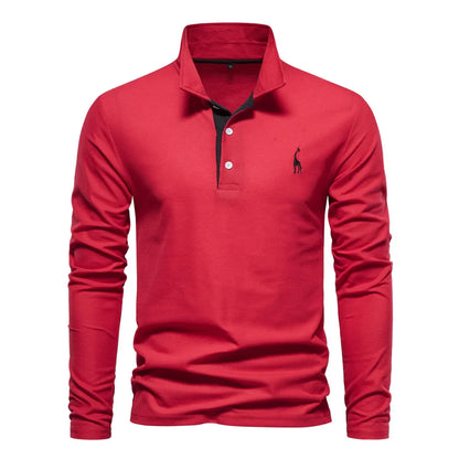 Classic Embroidered Mens Polo Shirt