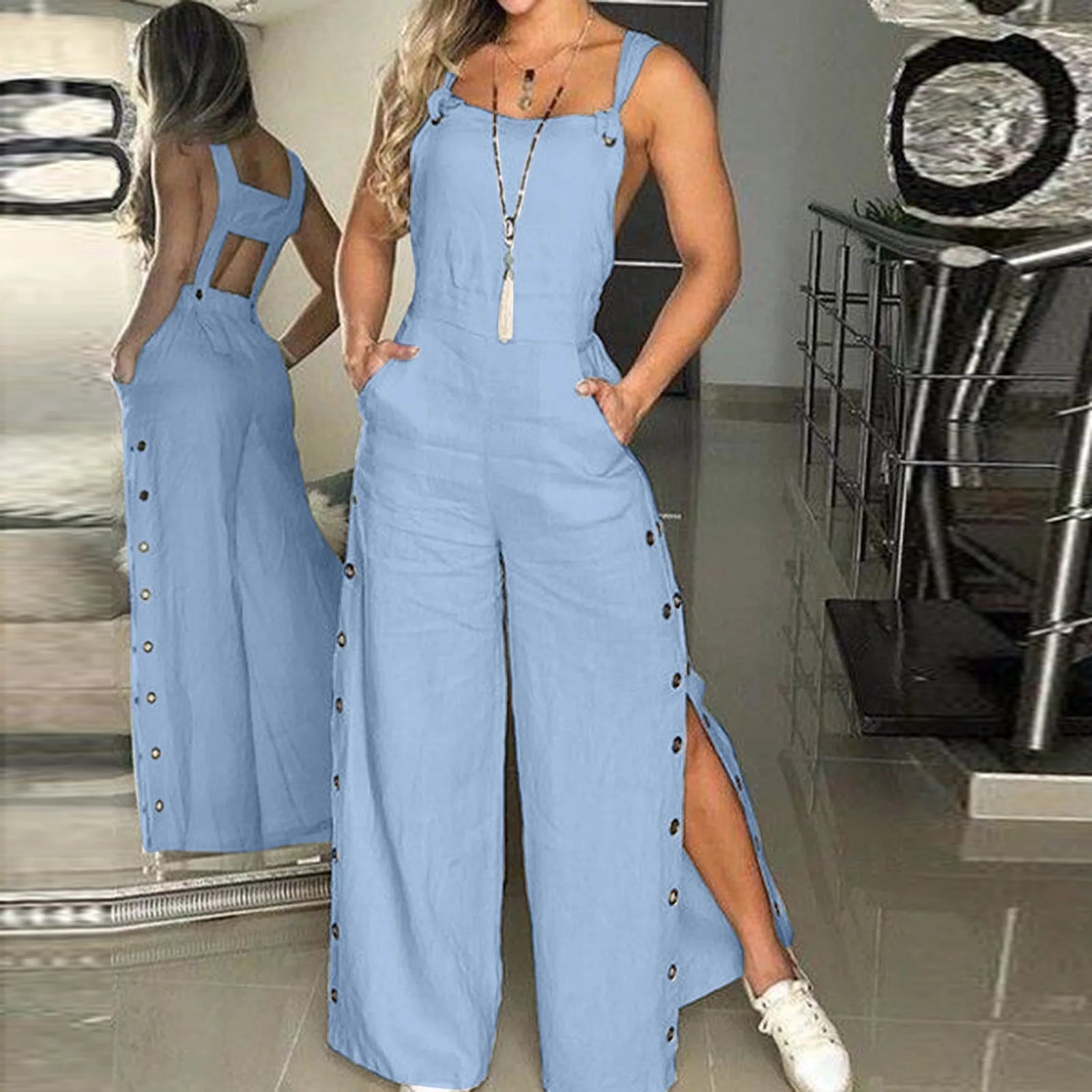 Relaxed Fit Floral Summer Romper - BritishElegance