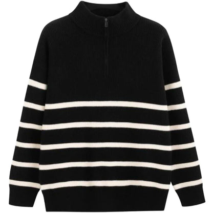 Classic Stripe Crew Neck Sweater