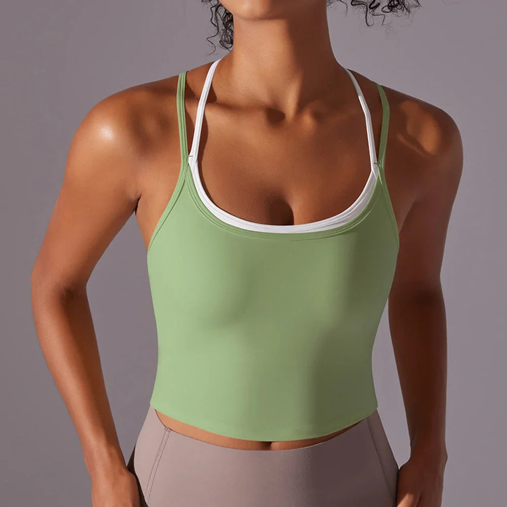 Women's Padded Sports Bra Yoga Top