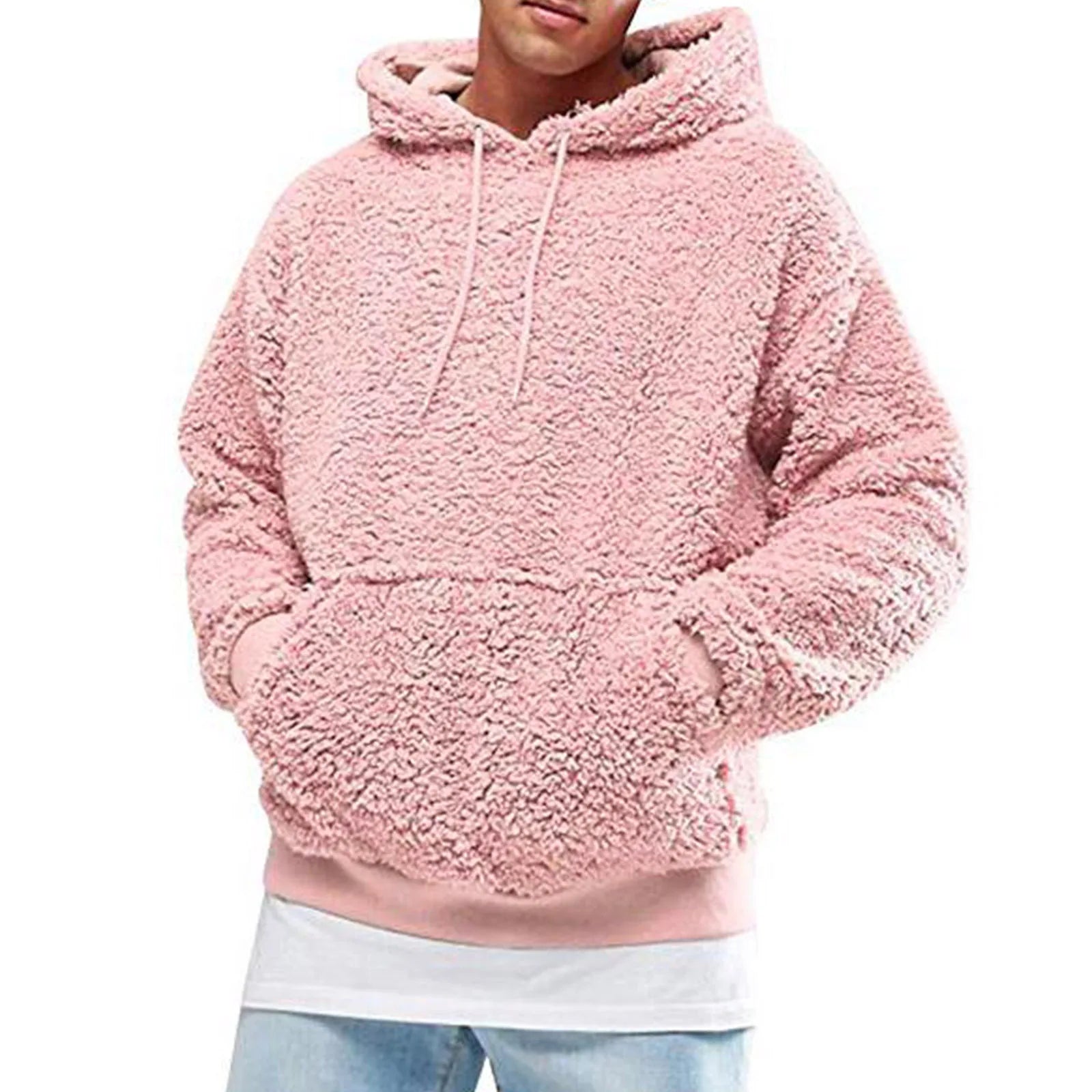 Soft Plush Men's Hooded Sweatshirt - BritishElegance