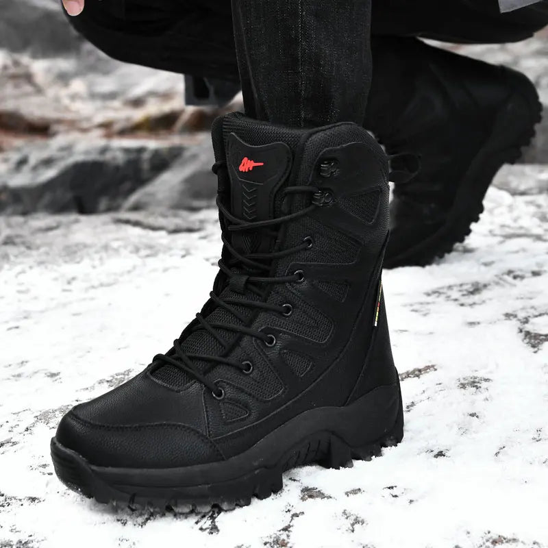 Lightweight Airy Combat Hiking Boots - BritishElegance