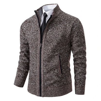 Warm Mens Zip Up Fleece Jacket