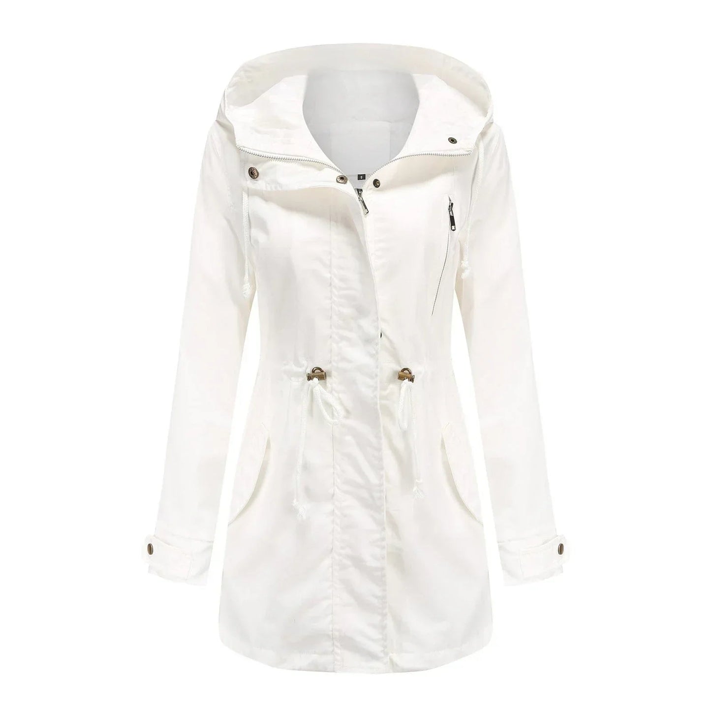 Waterproof Women's Zip Up Winter Rain Coat
