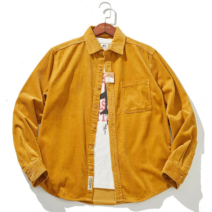Warm Corduroy Mens Jacket – Fitted Winter Coat