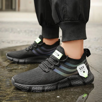 Lightweight Mesh Sneakers Black