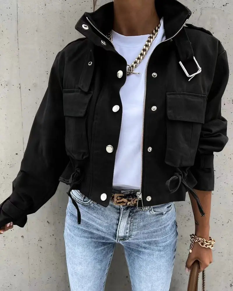 Fashionable Urban Button Coat