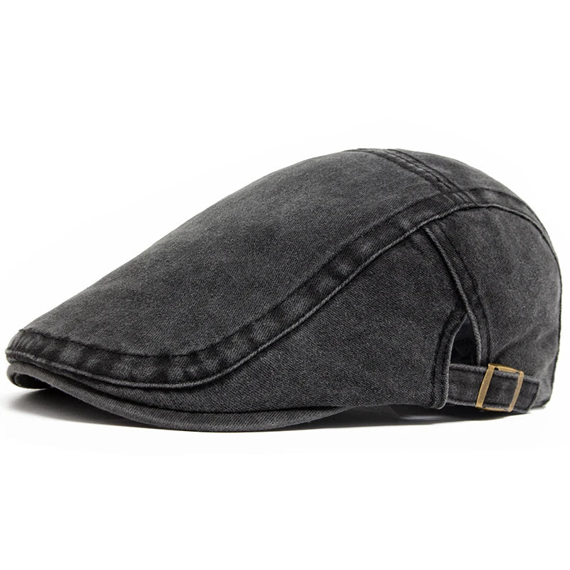 Classic Soft Beret Hat - Adjustable Fit Cap