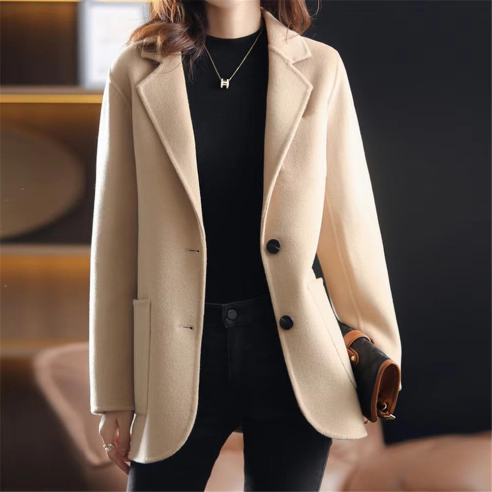Ladies Classic Button Front Trench Coat - BritishElegance