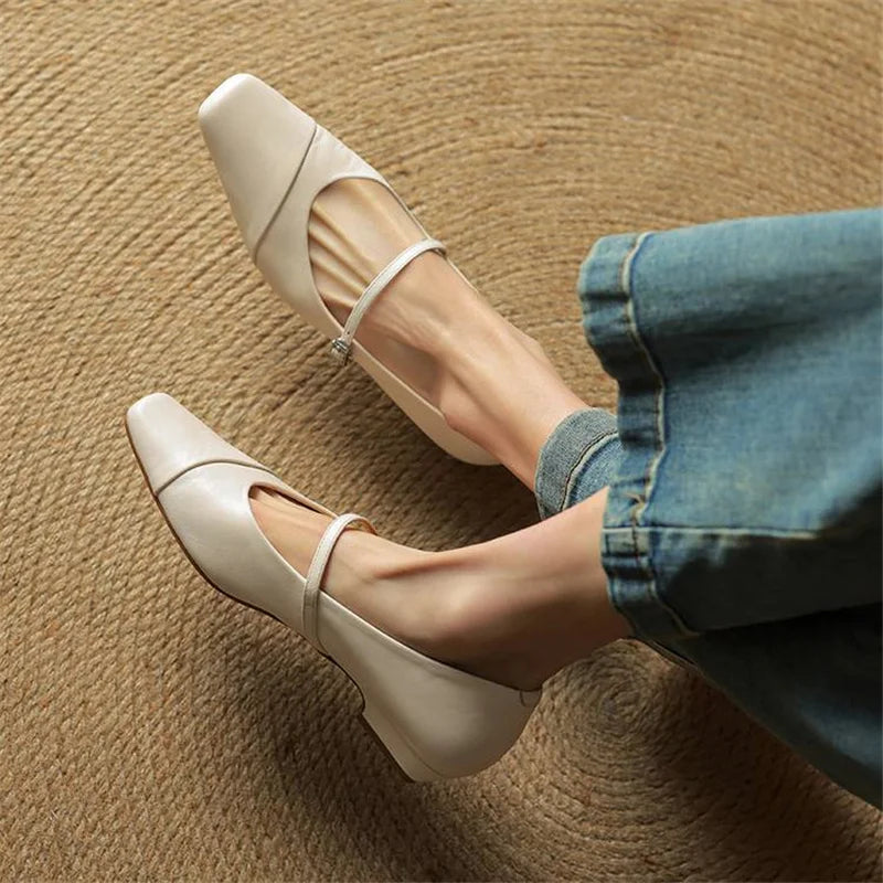 Velin Genuine Leather Pumps