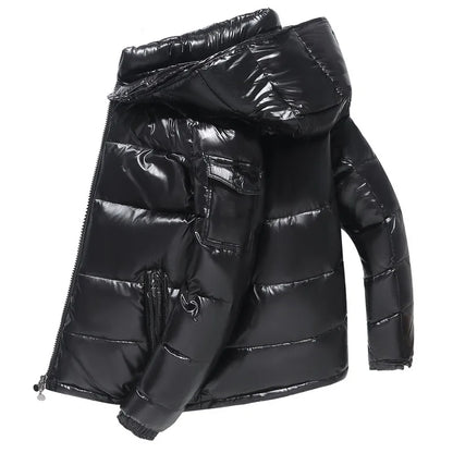 Men’s Winter Puffer Jacket | Waist Quilted