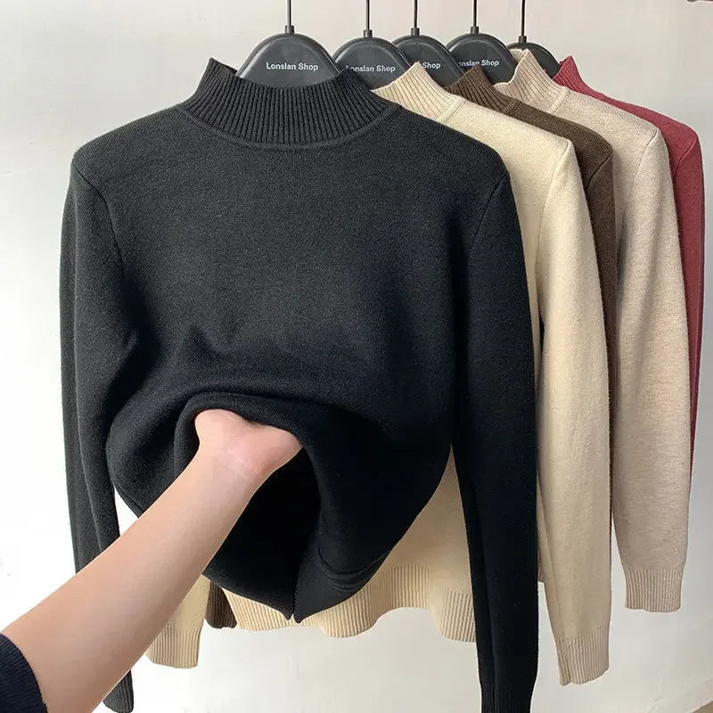 Soft Winter Crew Neck Sweatshirt