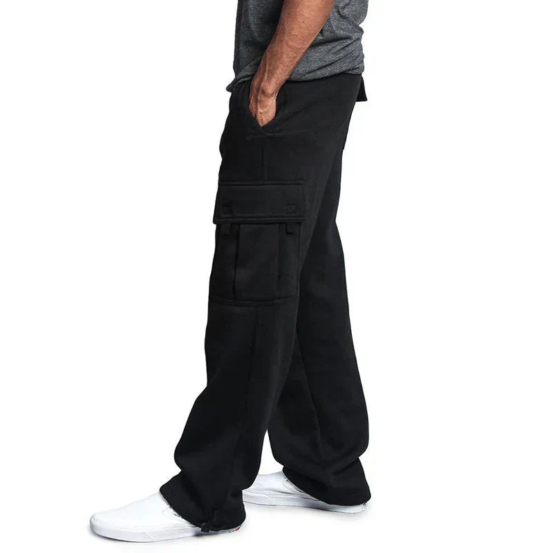 Multi-pocket cargo pants for men