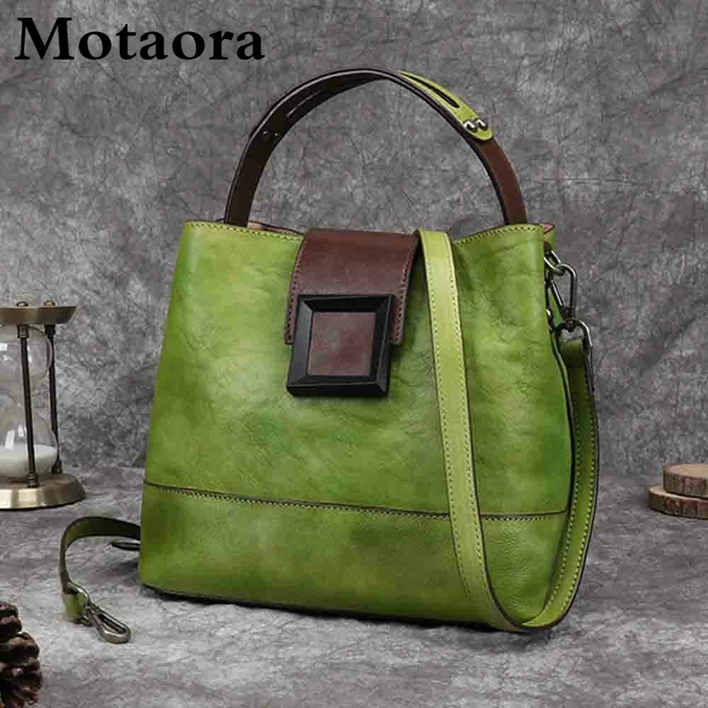 Premium Leather Tote Bag for Women - Classic Work Purse - BritishElegance