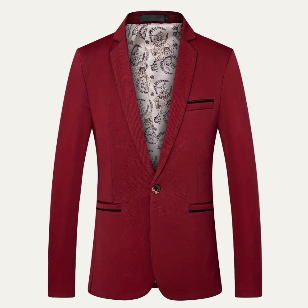 Men’s Vintage Slim Formal Blazer