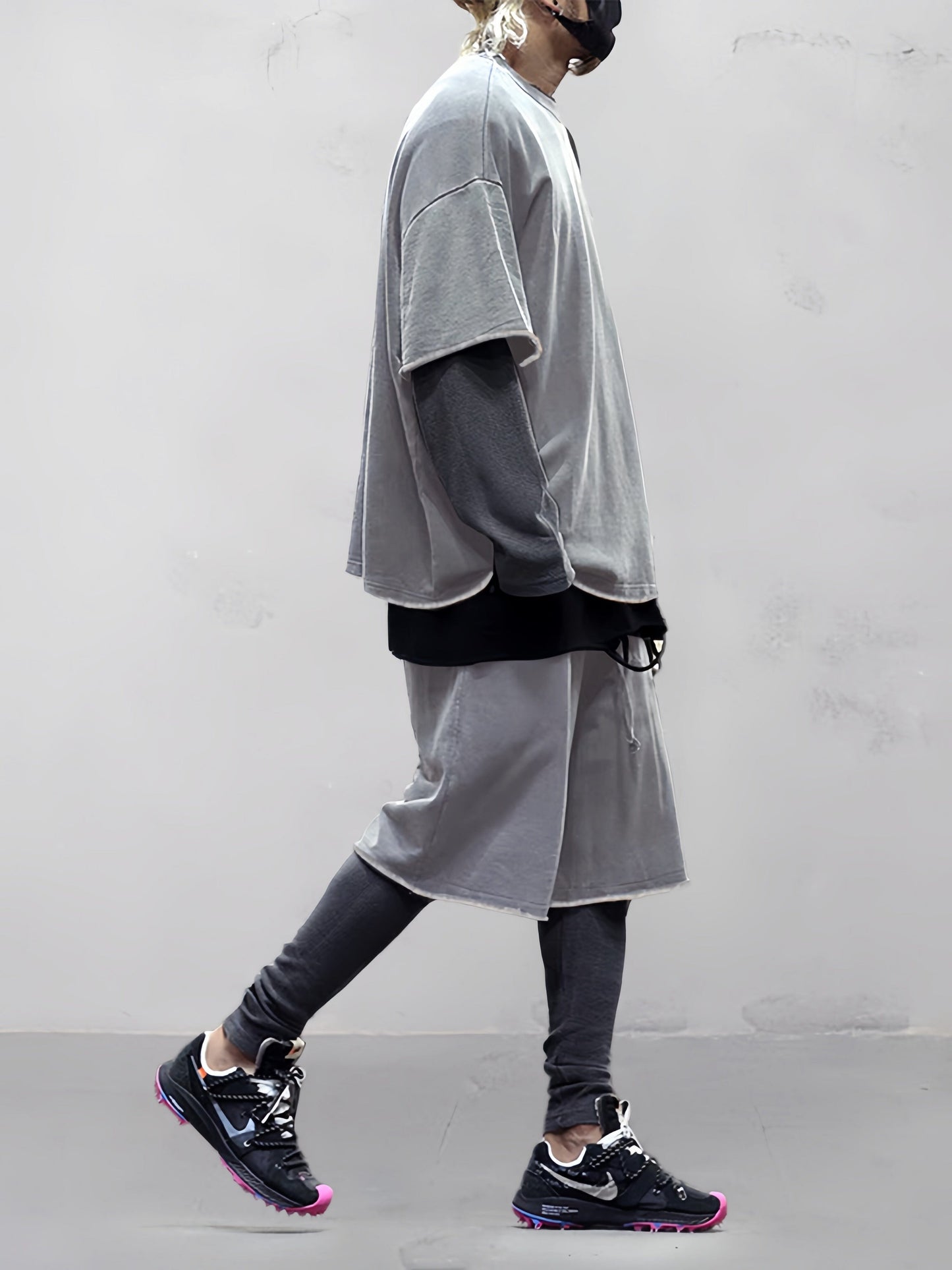 Men’s Casual Loose Fit Sports Set | 100% Cotton T-Shirt & Shorts