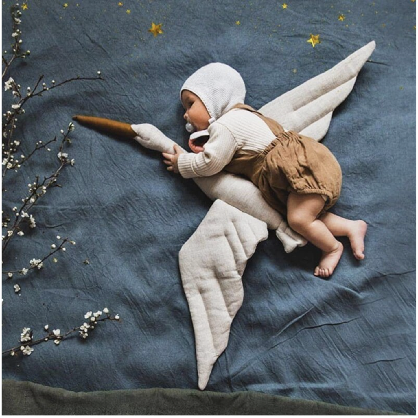 Soft Pastel Baby Mobile with Gentle Motion
