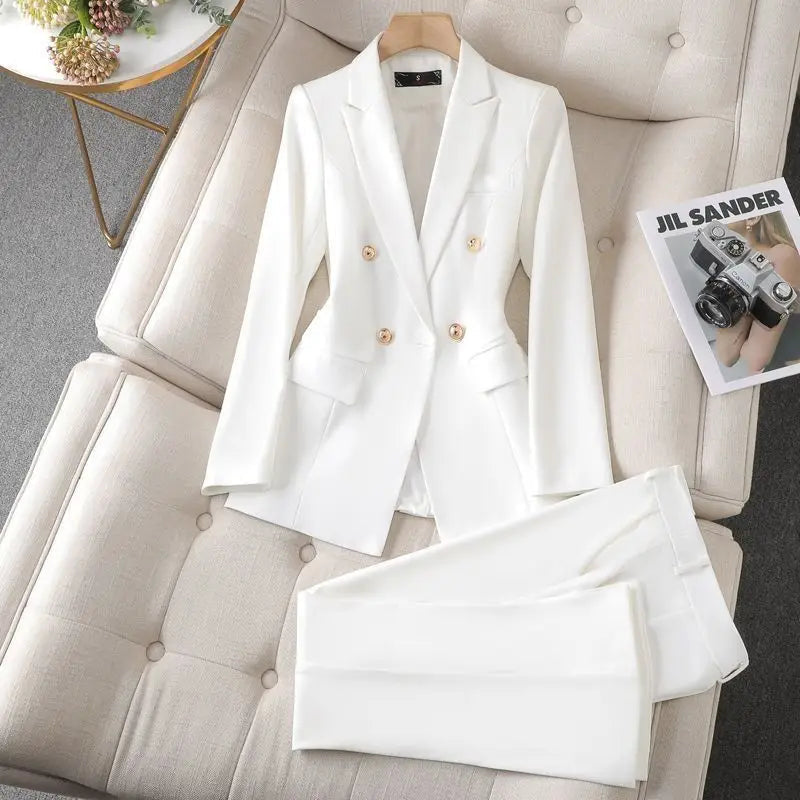 Classic Two Piece Business Suit - BritishElegance