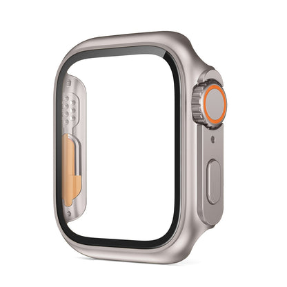 Clear Protective Phone Case with Glass Screen Cover