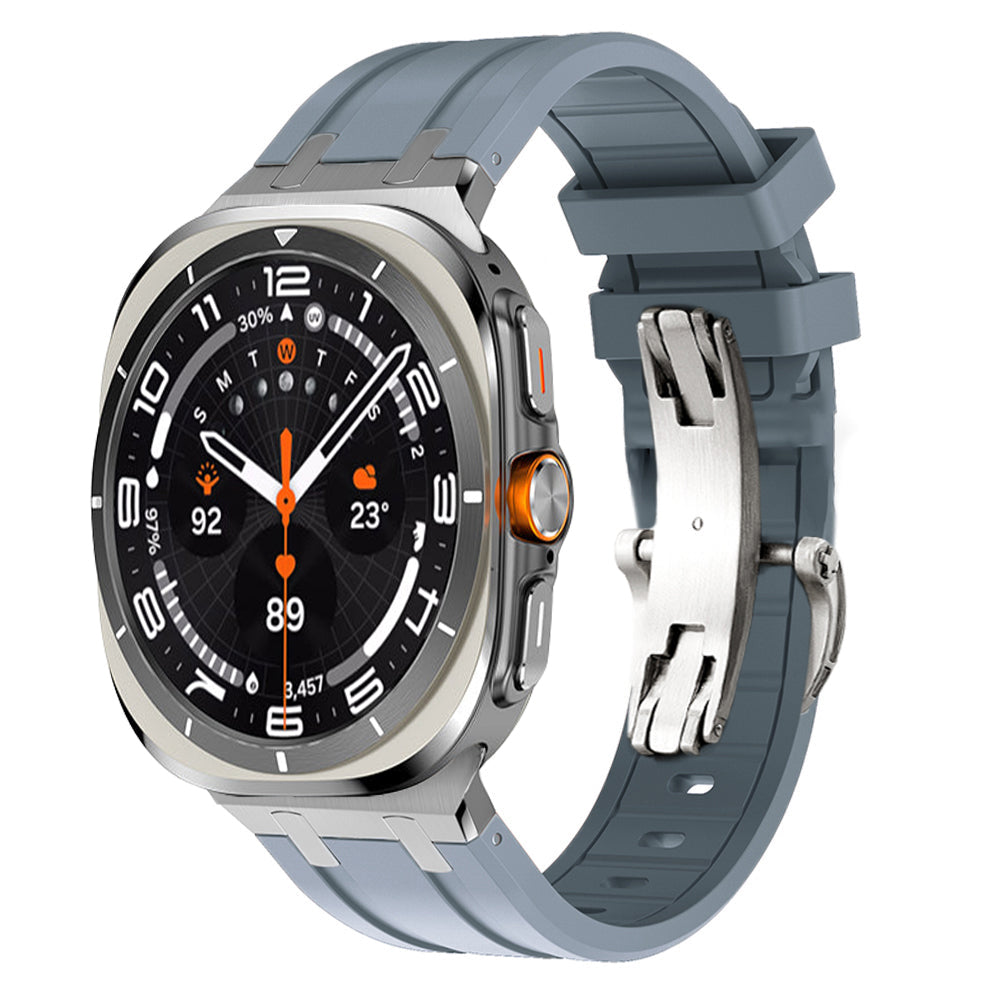 Durable Soft Strap with Metal Clip for Samsung Watch Ultra