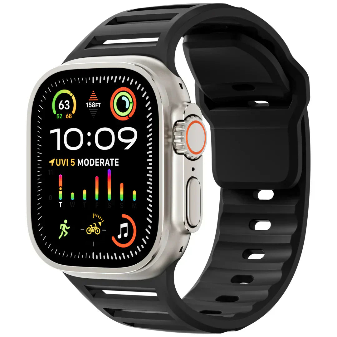 Comfortable Soft Silicone Apple Watch Band Strap - BritishElegance
