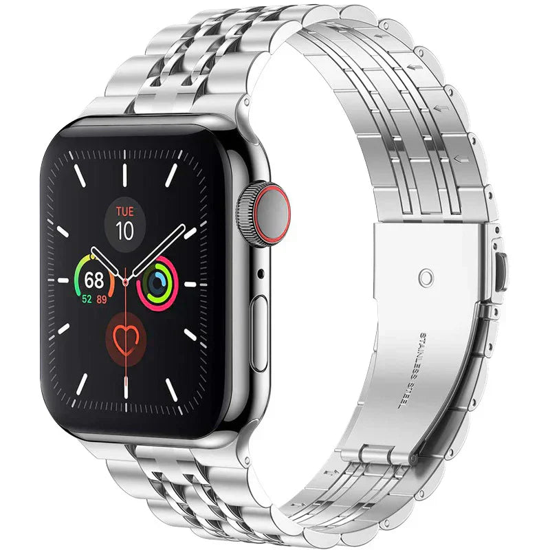 Stainless Steel Adjustable Apple Watch Band