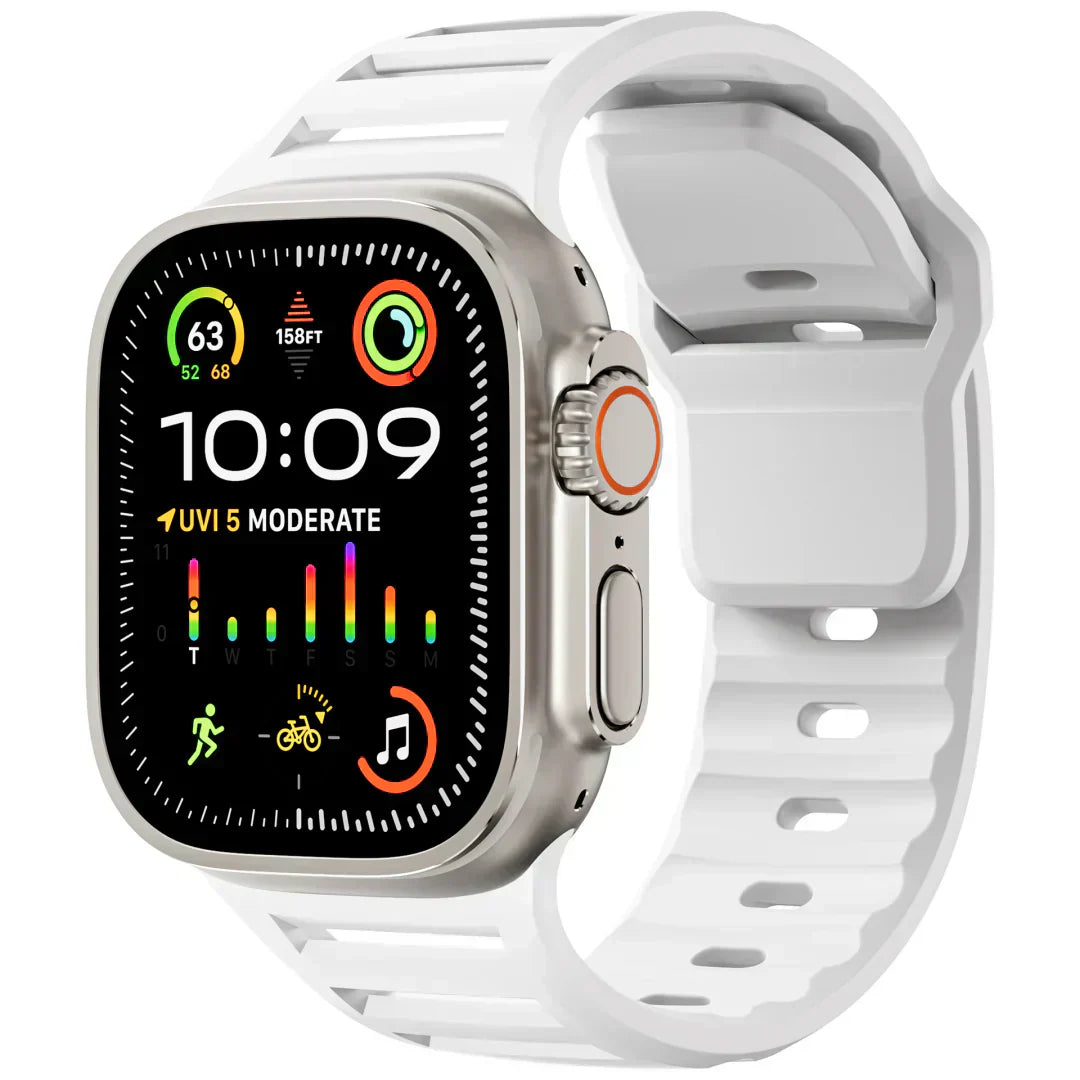 Comfortable Soft Silicone Apple Watch Band Strap