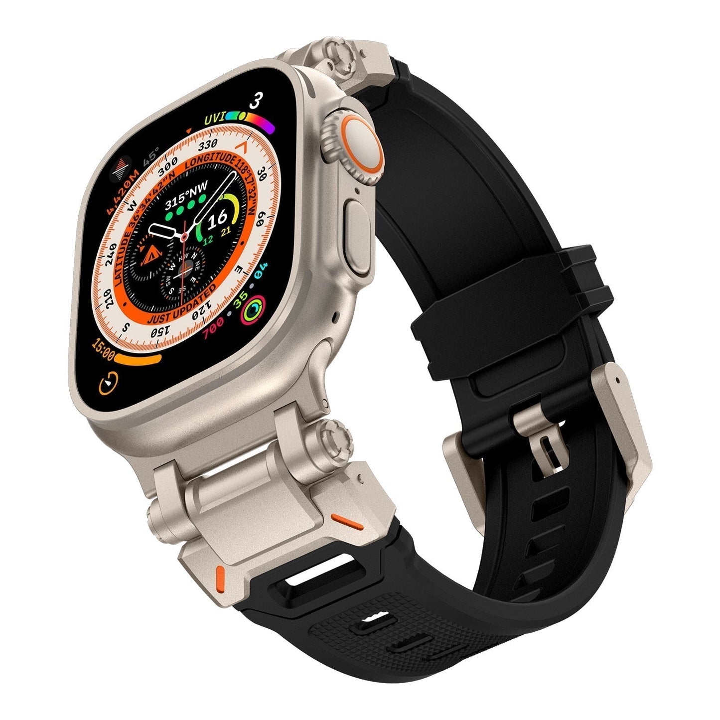 Durable Fluorescent Rubber Band for Apple Watch