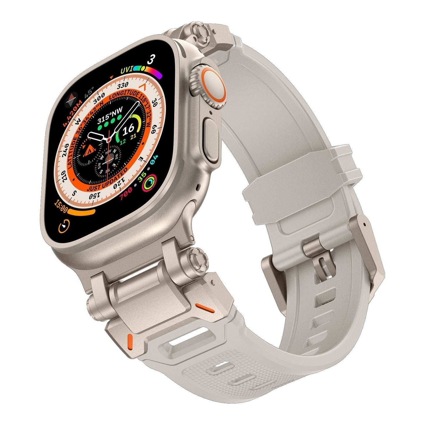 Durable Fluorescent Rubber Band for Apple Watch