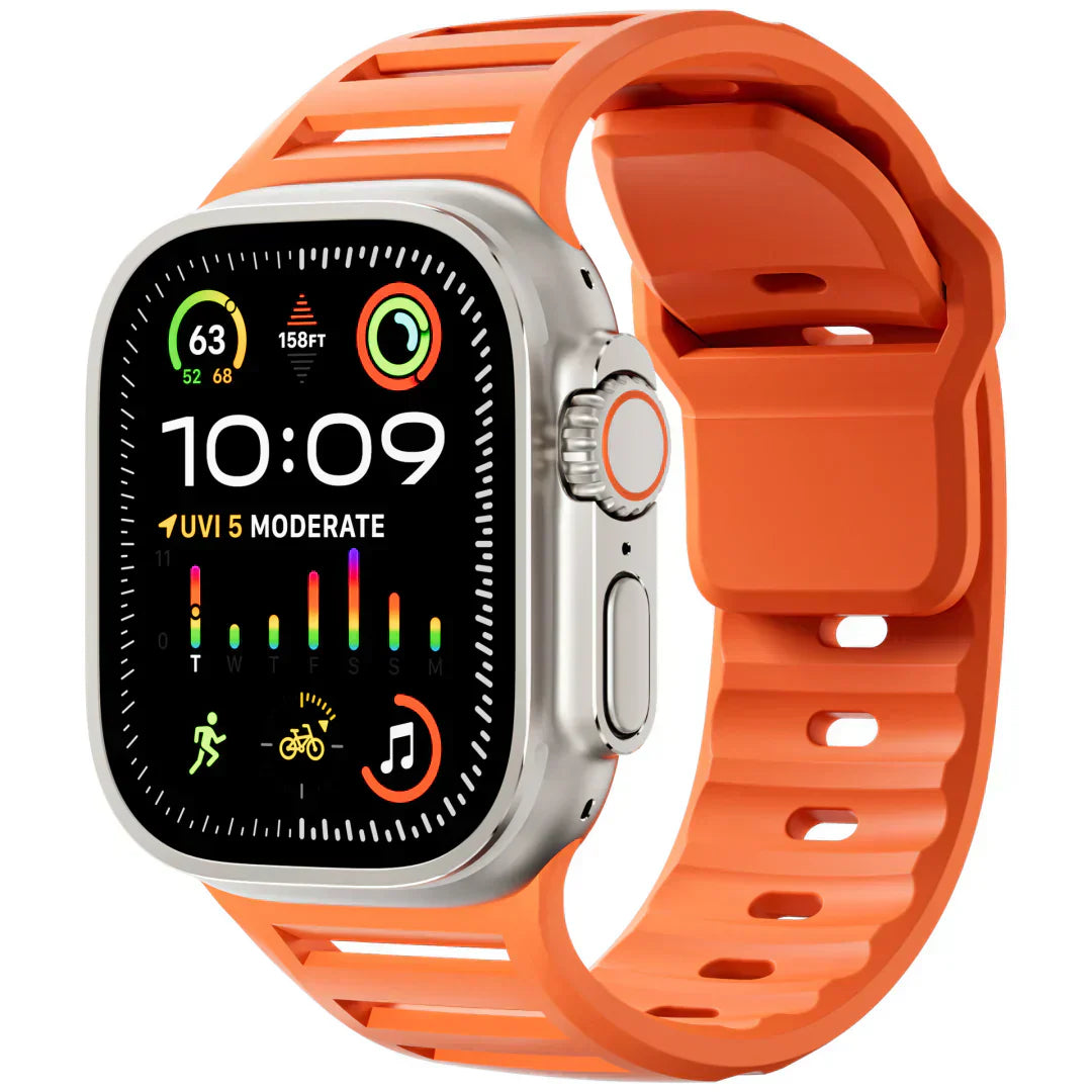 Comfortable Soft Silicone Apple Watch Band Strap