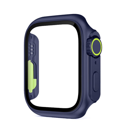 Clear Protective Phone Case with Glass Screen Cover