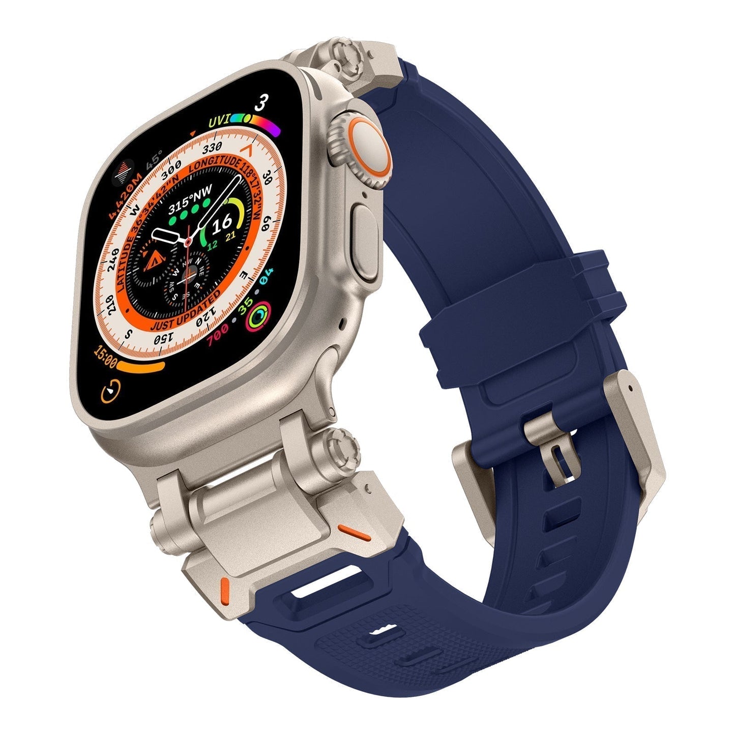 Durable Fluorescent Rubber Band for Apple Watch