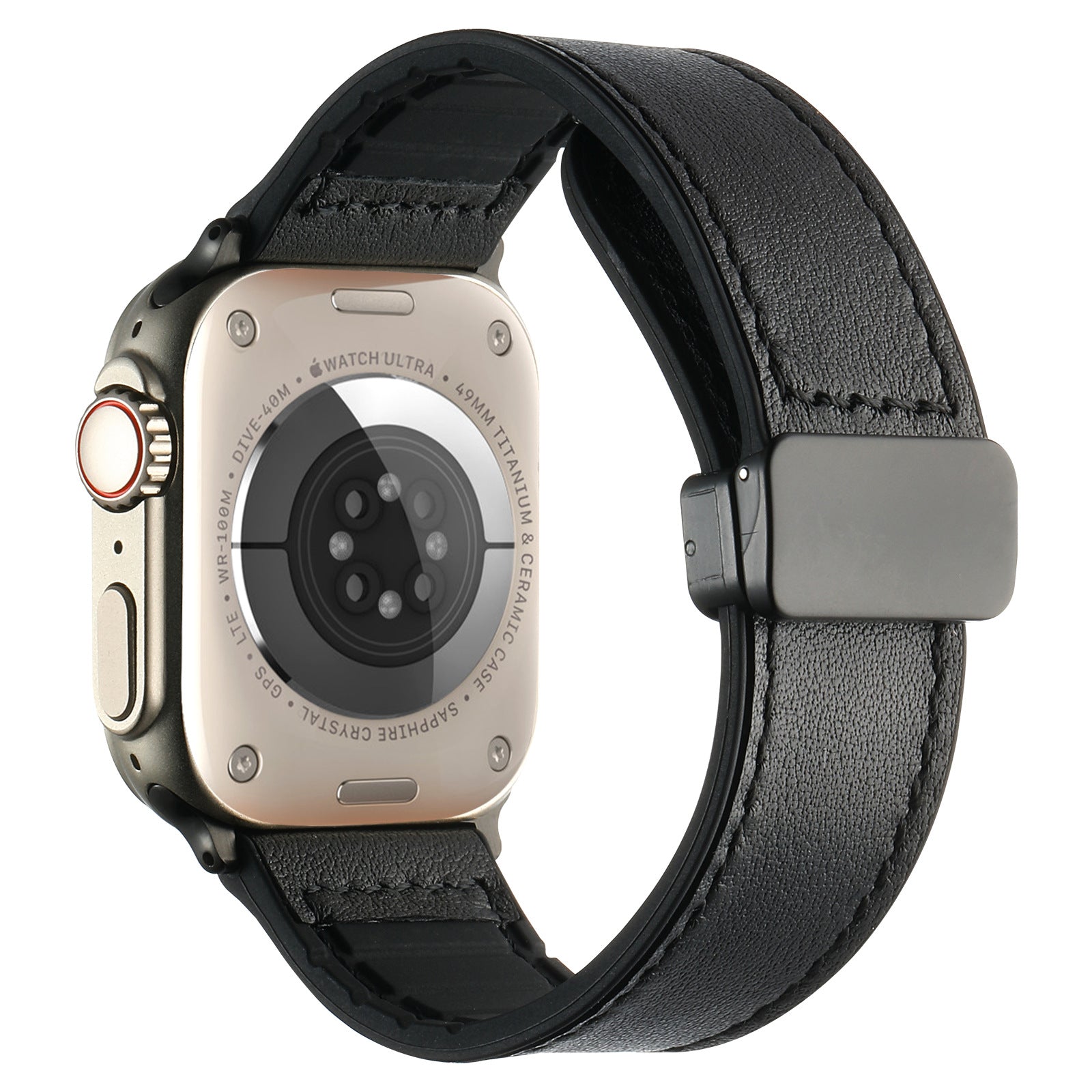 Premium Leather Smartwatch Band for Apple Watch - BritishElegance