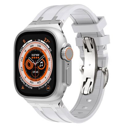 Durable Silicone Watch Strap With Secure Buckle