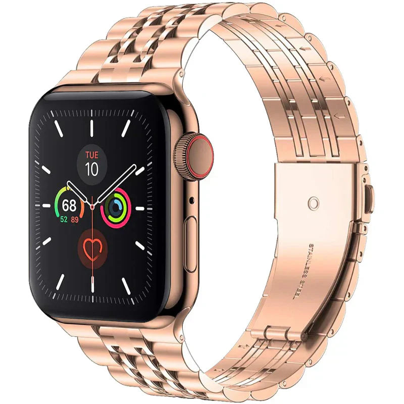 Stainless Steel Adjustable Apple Watch Band