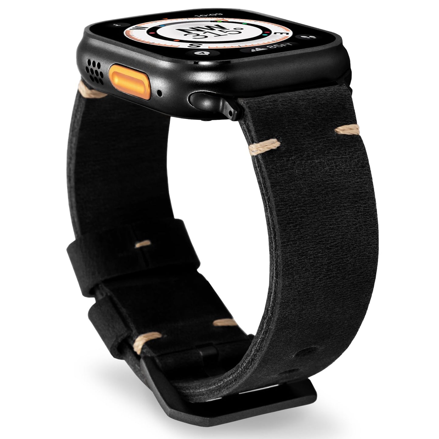 Classic Brown Leather Apple Watch Band
