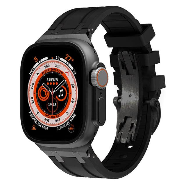 Durable Silicone Watch Strap With Secure Buckle