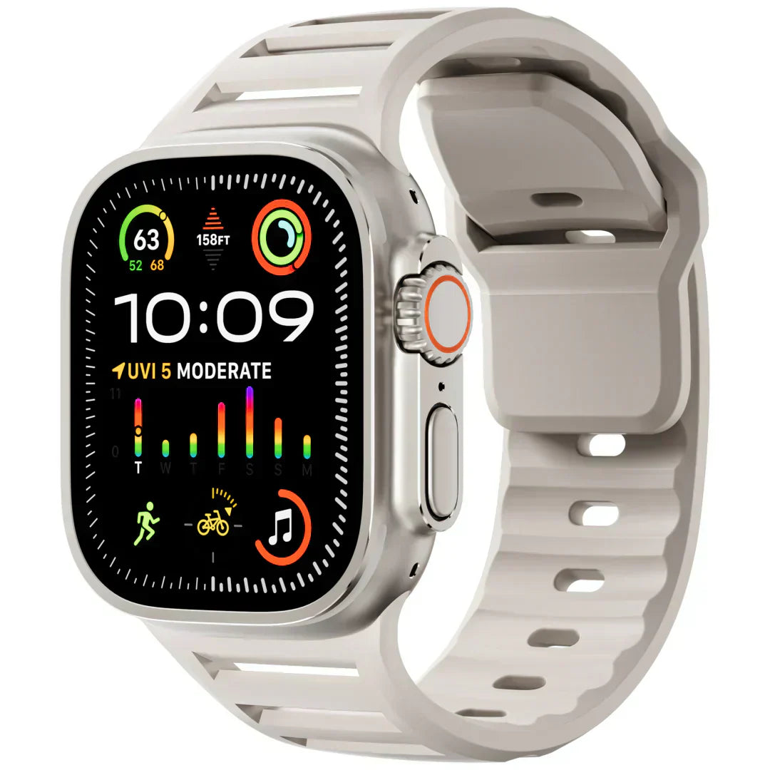 Comfortable Soft Silicone Apple Watch Band Strap