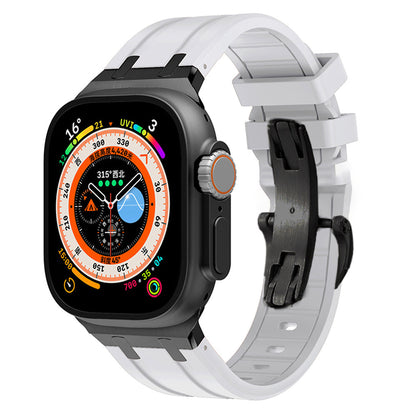 Durable Silicone Watch Strap With Secure Buckle