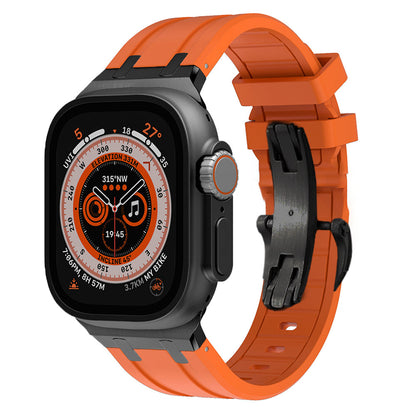 Durable Silicone Watch Strap With Secure Buckle