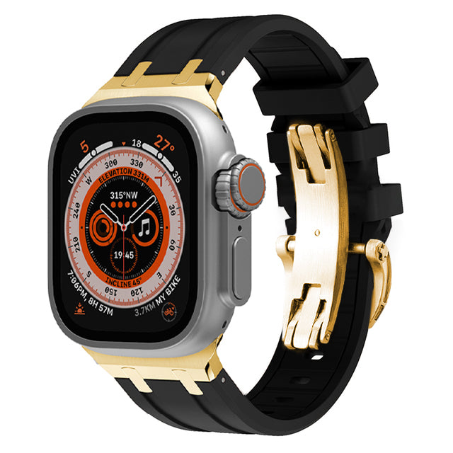 Durable Silicone Watch Strap With Secure Buckle