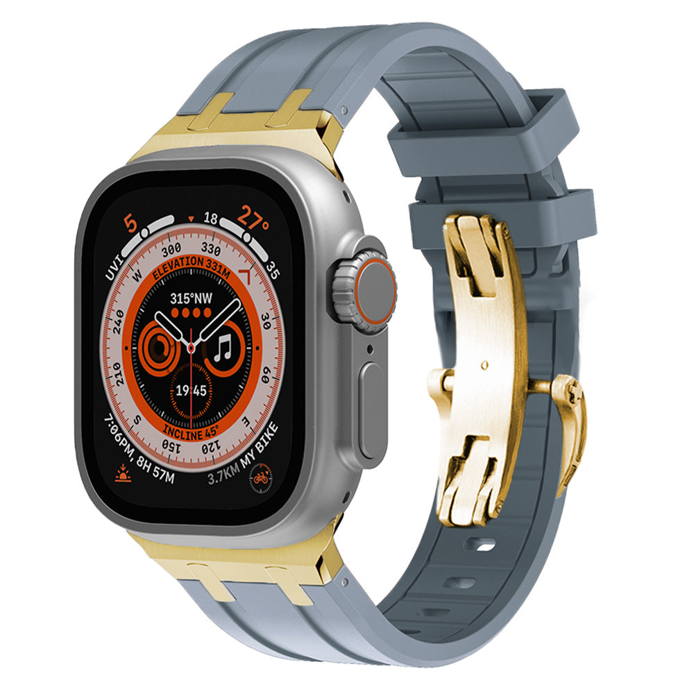 Durable Silicone Watch Strap With Secure Buckle