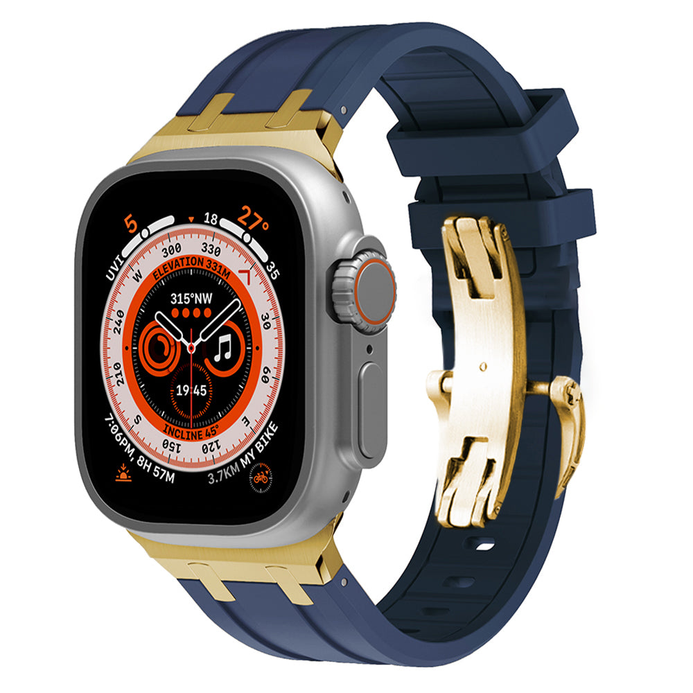 Durable Silicone Watch Strap With Secure Buckle