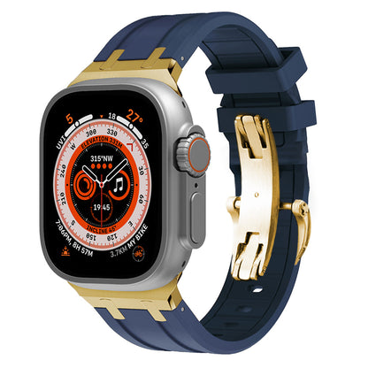 Durable Silicone Watch Strap With Secure Buckle