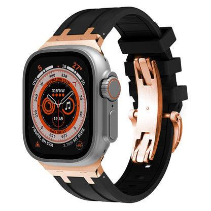 Durable Silicone Watch Strap With Secure Buckle