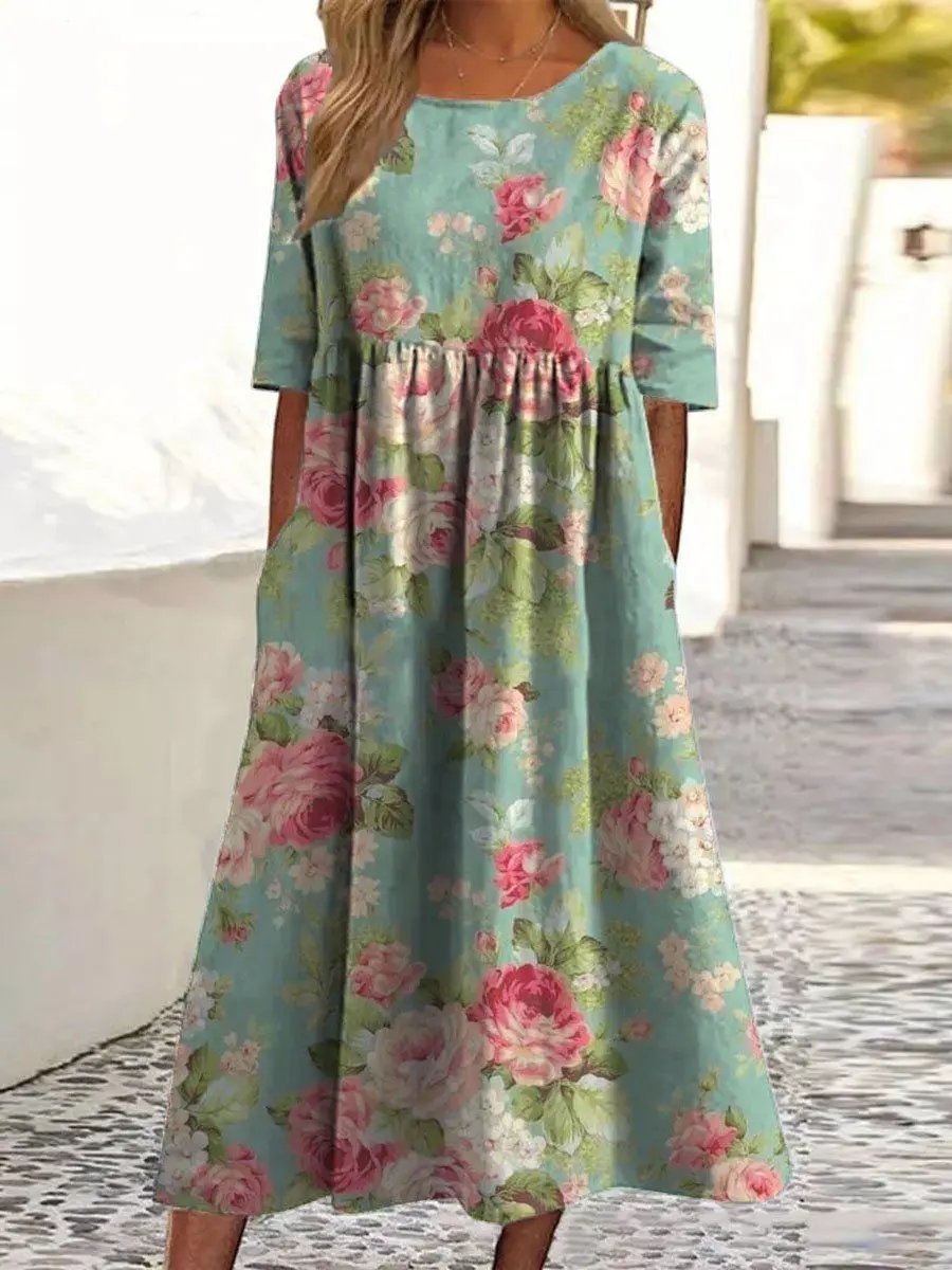 Relaxed Midi Dress | Breezy Everyday Comfort Style