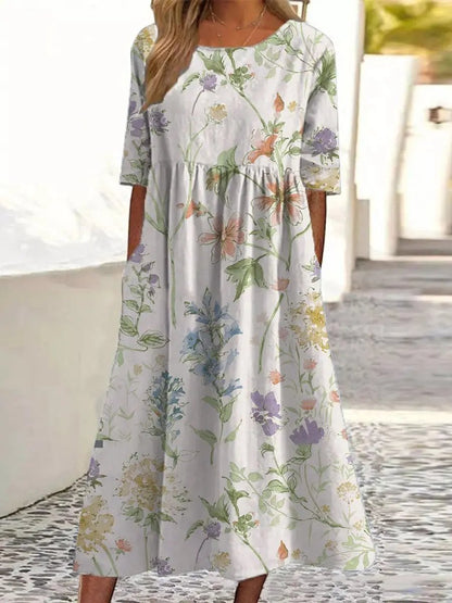 Relaxed Midi Dress | Breezy Everyday Comfort Style