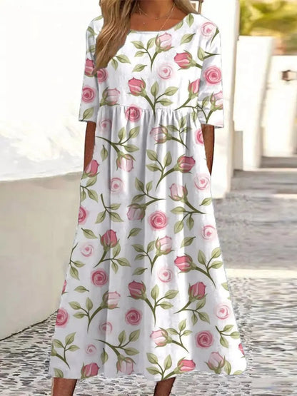 Relaxed Midi Dress | Breezy Everyday Comfort Style