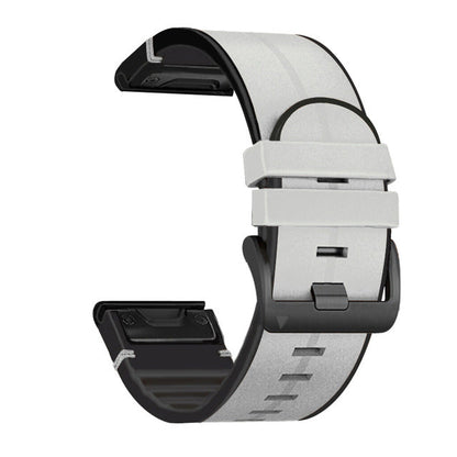 Soft Silicone Leather Band For Fenix 8 7 6 5 Watches